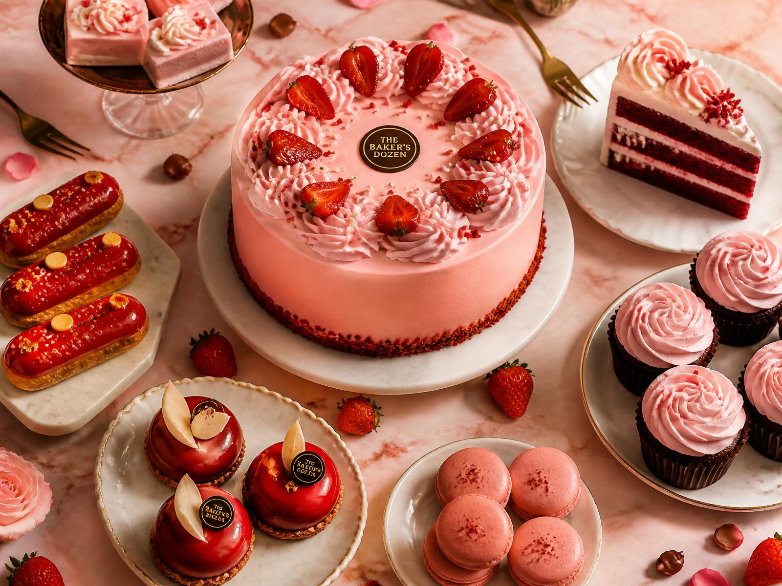 Assortment of premium cakes from Muskan Bakery